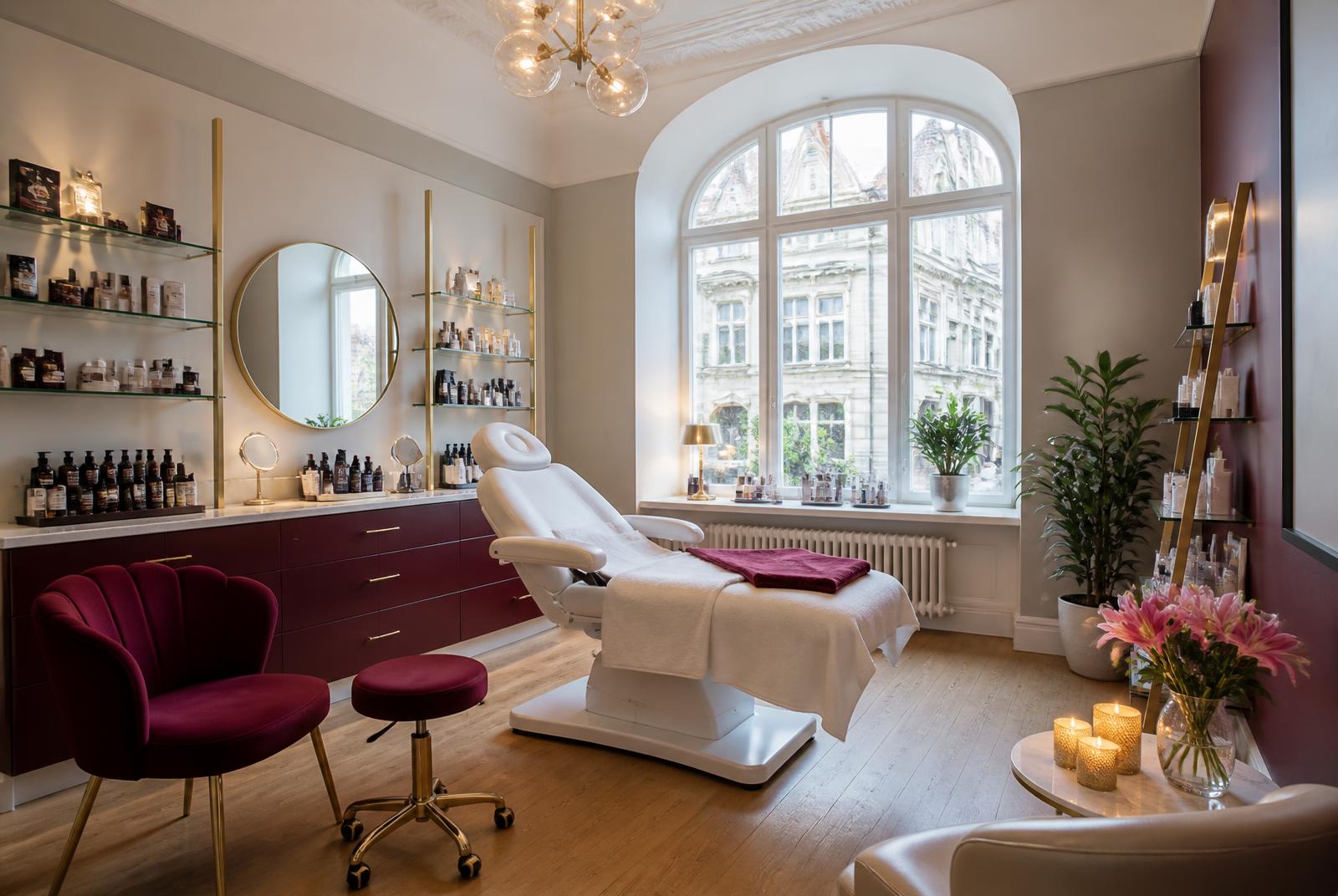Kosmetikstudio Salzburg Altstadt – Behandlungsraum im the most beautiful Studio in der Neutorstraße